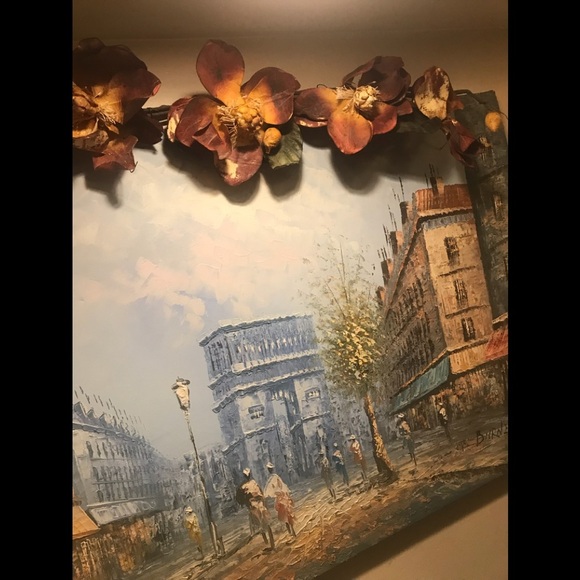 Rare Home Interiors Magnolias Mauve Serenade Swag - Picture 6 of 10